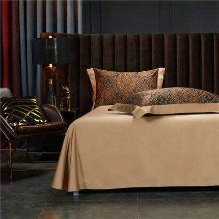 1000TC Egyptian Cotton Boho Duvet Cover Set – 4 Pcs, 7 Patterns, Queen to King