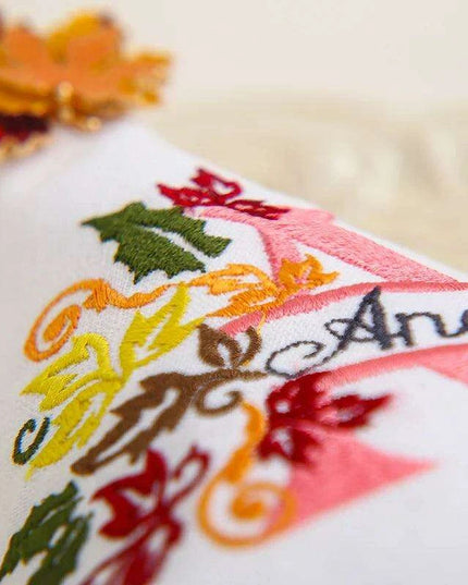 Custom Embroidered Luxury Napkins with Personalized Monogram - Elegant Dining Essential