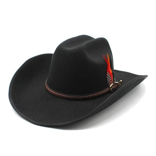 Elegant Unisex Wool Fedora Hat - Stylish Wide Brim for Autumn & Winter Events