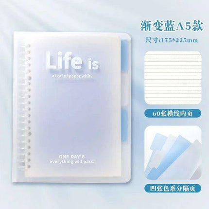 Customizable Ombre A5 & B5 Notebook Set for Stylish Office & School Essentials