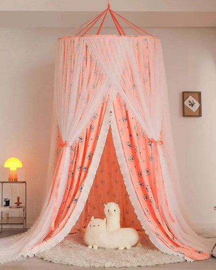 Double Layer Lace Bed Canopy - Transform Your Bedroom into a Dreamy Oasis