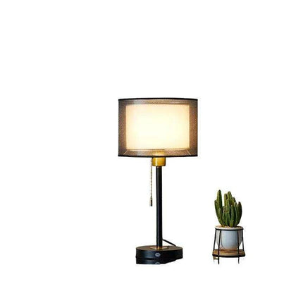 Elegant Gold Table Lamp for Nordic-Inspired Bedrooms