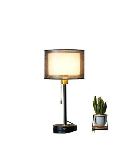 Elegant Gold Table Lamp for Nordic-Inspired Bedrooms