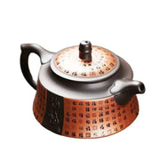 Elegant Purple Clay Tea Infuser Teapot - Ideal for Cozy Tea Gatherings