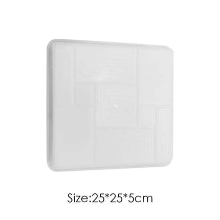 DIY Plastic Paving Mold for Garden Pathways - Heavy-Duty Cement Stepping Stone Maker