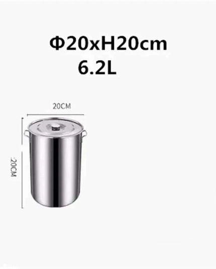 Versatile Stainless Steel Cooking Pot Set with Handle for Easy Transport