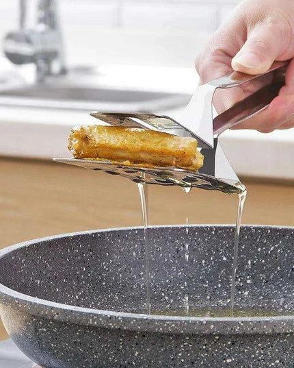 Stainless Steel BBQ Turner and Tongs Set - Essential Grilling Tools