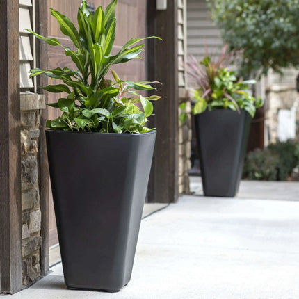 Modern Self-Watering Square Planters Set - Elevate Your Plant Game