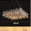 80x80x21cm / Chrome / 3-Colour Switchable