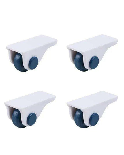 4-Pack Self-Adhesive Mute Caster Wheels for Easy Furniture Mobility