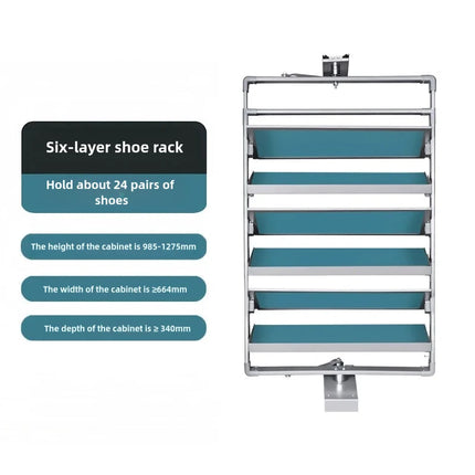 360° Rotating Shoe Rack — 4, 5 & 6 Tier | Très Elite