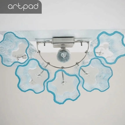 Murano Glass Wall Sconce - French Style LED Wall Light