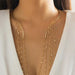 Vintage Gothic Star Crystal Necklace with Sequined Tassel Detail
