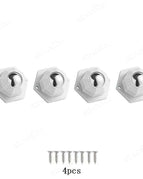 4Pc white Steel Ball