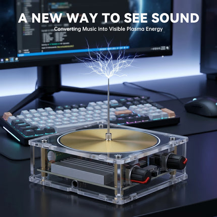 Music Coil Bluetooth And AUX Music Box With Interactive Lightning Show Sound Reactive Plasma Arc Desktop Display music-coil-bluetooth-and-aux-music-box-with-interactive-lightning-show-sound-reactive-plasma-arc-desktop-display
