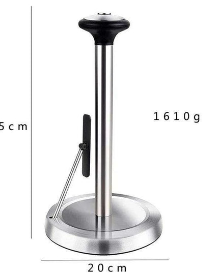 Elegant Stainless Steel Paper Roll Dispenser for Kitchen and Bathroom