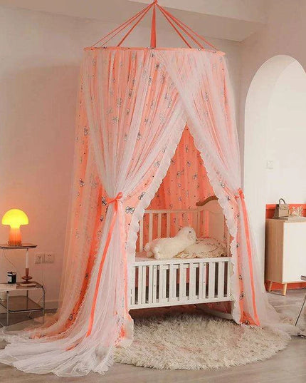 Double Layer Lace Bed Canopy - Transform Your Bedroom into a Dreamy Oasis