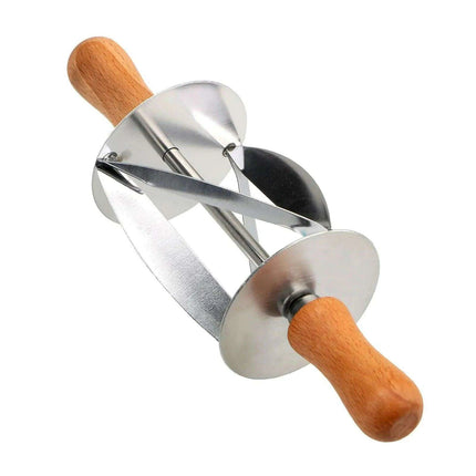 Ultimate Stainless Steel Dough Cutting and Croissant Rolling Kit - Master the Art of Baking