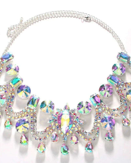 Elegant Water Droplet Choker Necklace for Trendsetting Women