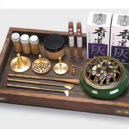 Brass Incense Creation Kit - Versatile Incense Burner Accessories for Yoga, Meditation, and Home Fragrance