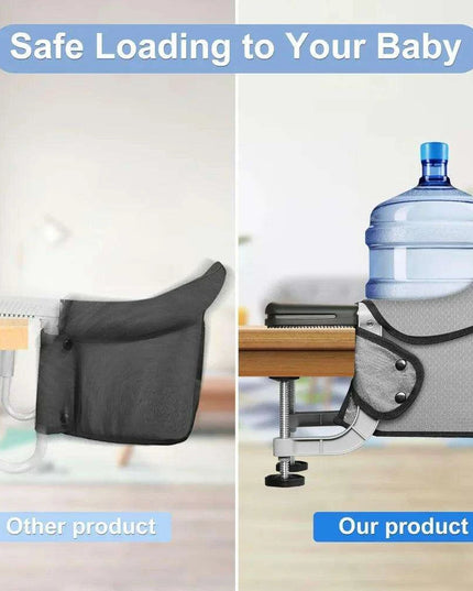 Portable Child's High Chair with Secure Harness and Foldable Design