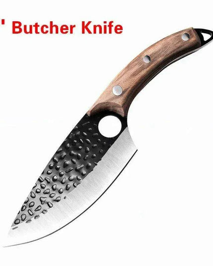 Serbian Artisan Steel Chef Knife Set with Comfortable Wooden Handles - Unmatched Quality Blades