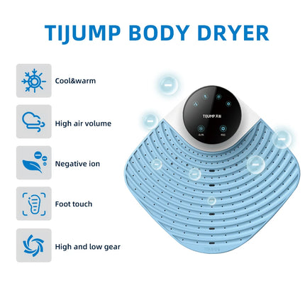 MISS LUO Automatic Portable Stand-Up Body Dryer - Fast Drying & Hot Ai