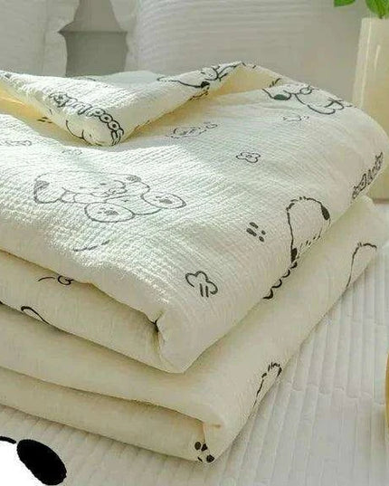 Cooling Lightweight Summer Comfort Quilt for Single Beds - Soft Air-Conditioning Blanket/Duvet