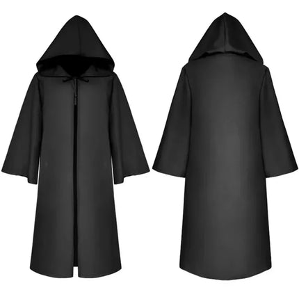 Medieval Plague Doctor Mask & Cloak Set — Adult & Kids Halloween Cosplay Costume