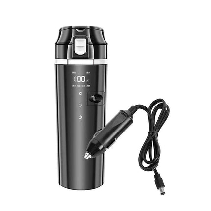 Smart 500ml Heated Travel Mug with Custom Temperature Control for Cars