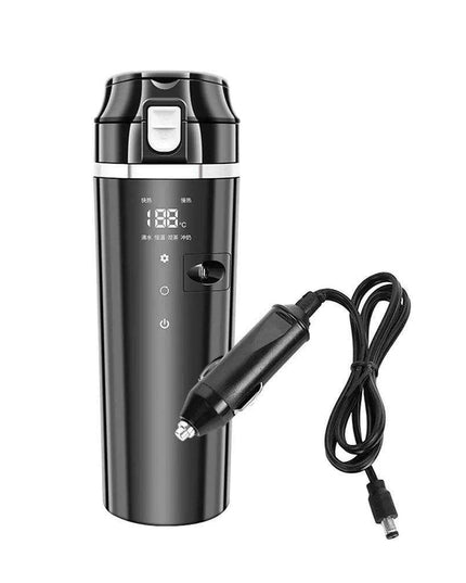 Smart 500ml Heated Travel Mug with Custom Temperature Control for Cars
