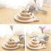 Interactive Cat Tower with Rotating Discs and Enrichment Balls for Endless Feline Fun