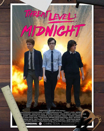 Threat Level Midnight Canvas Artwork - Unique Home Decor for Modern Living Spaces