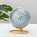 Modern Metal Frame Analog Alarm Clock with Soft Night Light – Chic Home Accent & Perfect Gift