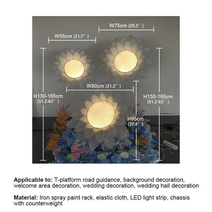 Radiant Sunflower Fairy Lights - Ideal for Weddings and Special Events