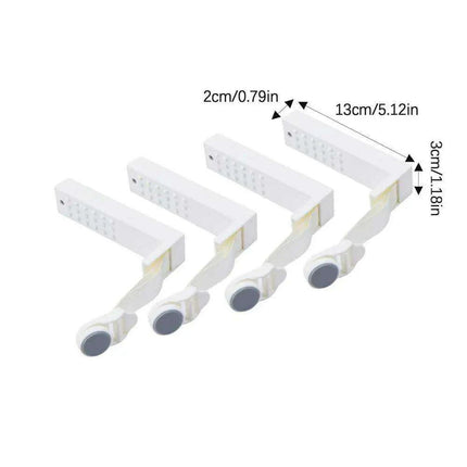 Bedding Clip Set - Adjustable Fasteners for a Tidy Bed Transformation
