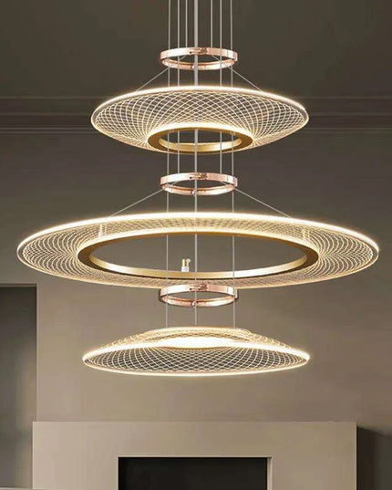 Personalized Luxury LED Pendant Chandelier with Adjustable Lighting Options