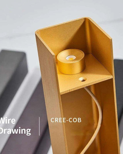 Elegant Gold LED Wall Sconce for Modern Indoor Lighting