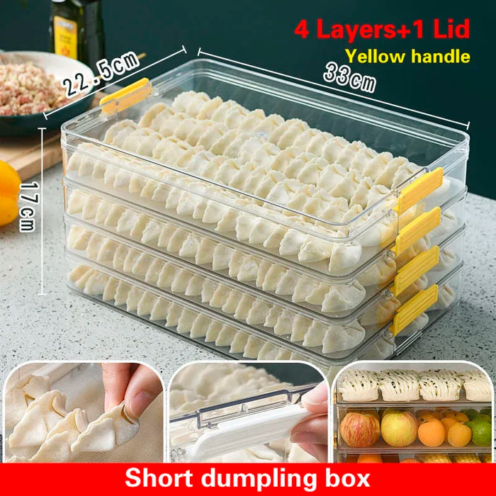 Steamed Bread Tray, Dumpling Plate, and Vegetable Containers