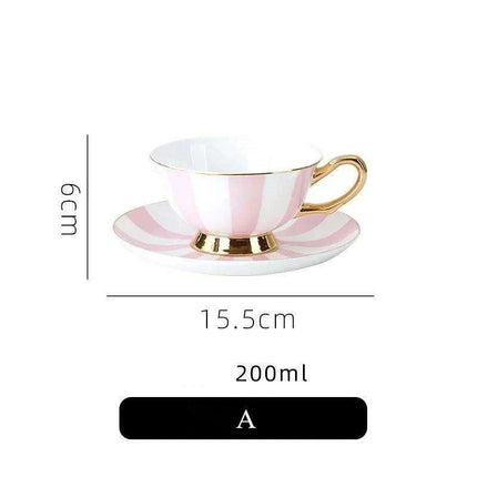Elegant Lemon Blossom Fine Bone China Beverage Set - A Luxurious Experience for Tea and Coffee Enthusiasts