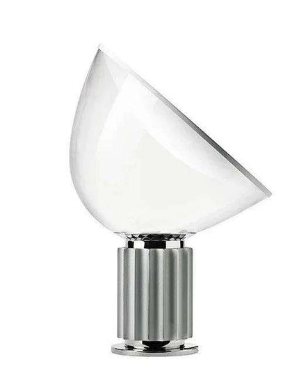 Radiant Elegance: Italian Designer Glass Table Lamp for Stylish Interiors