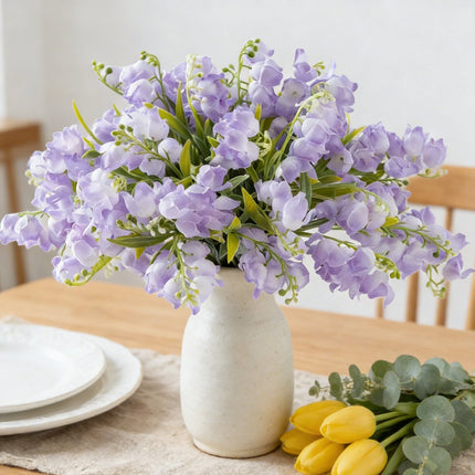 Canterbury Bell Artificial Flowers — Set of 5 or 10