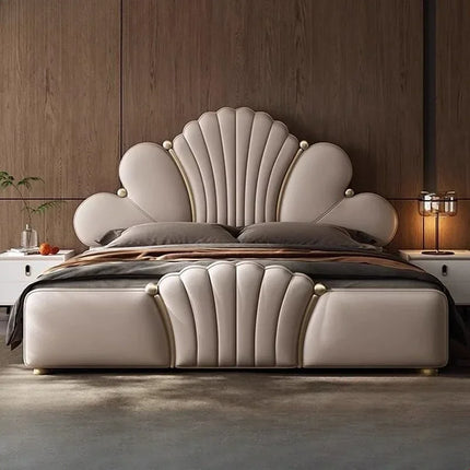 Modern Bed Frame with Optional Bedside Cabinets — 150 / 180 / 200cm Widths
