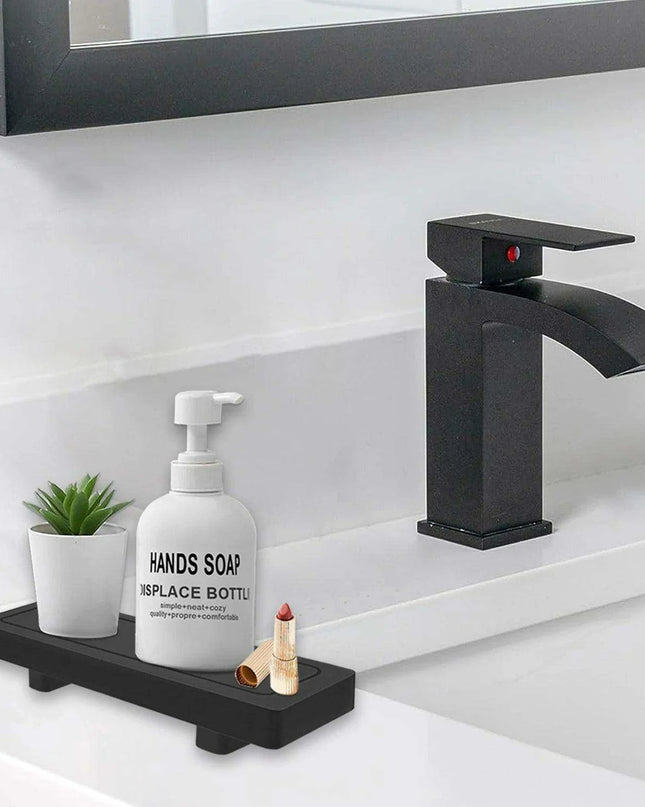 Stylish Silicone Storage Tray for Modern Bathroom and Kitchen Organization