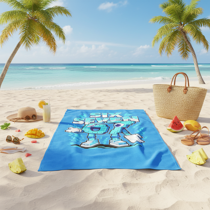 A20MaoX Quick Dry Sand-Free Ocean Seashell Beach Towel for Travel