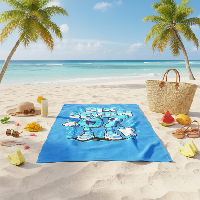 A20MaoX Quick Dry Sand-Free Ocean Seashell Beach Towel for Travel