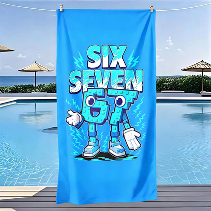 A20MaoX Quick Dry Sand-Free Ocean Seashell Beach Towel for Travel
