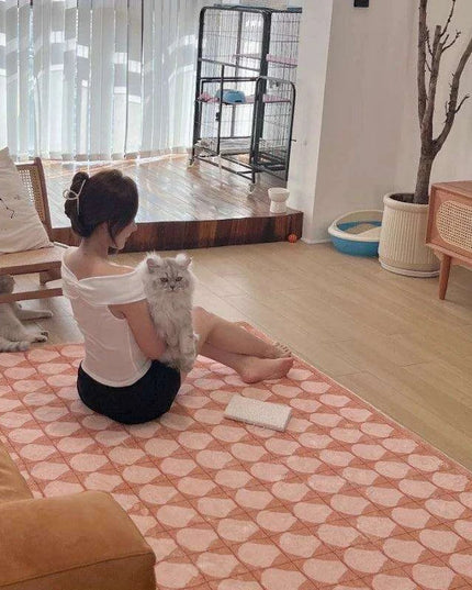 Chic Handcrafted Vintage Area Rug for Modern Living Spaces