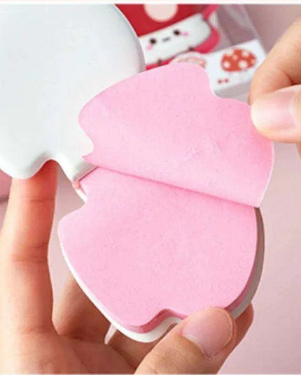 Cute Cartoon Character Silicone Memo Pad and Planner Sticker Set