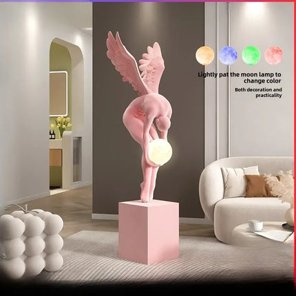 132CM Indoor Home Decoration Angel Figure sculpture Modern Art Luxury